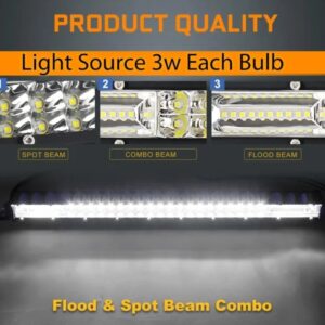 Car daytime running light/360W 53cm 12V 24V 2