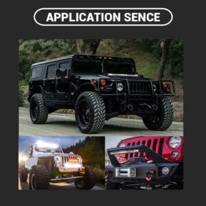 Car daytime running light/360W 53cm 12V 24V